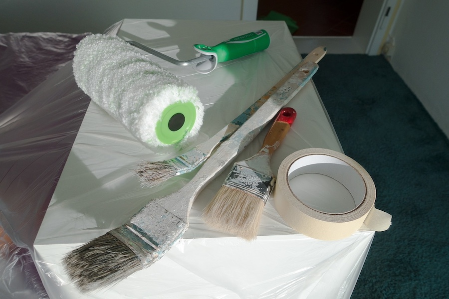 Pinsel, Farbe und mehr